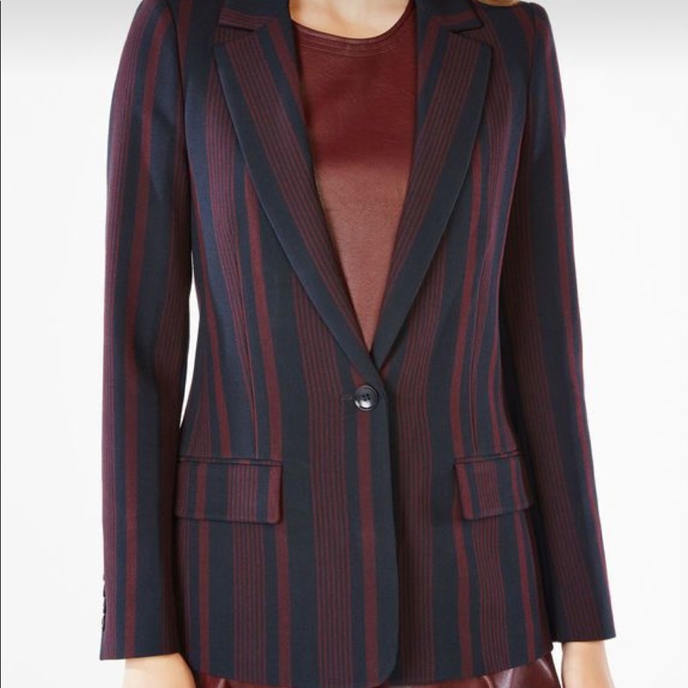 Bcbgmaxazria Navy Striped Blazer - 70% off MSRP!!